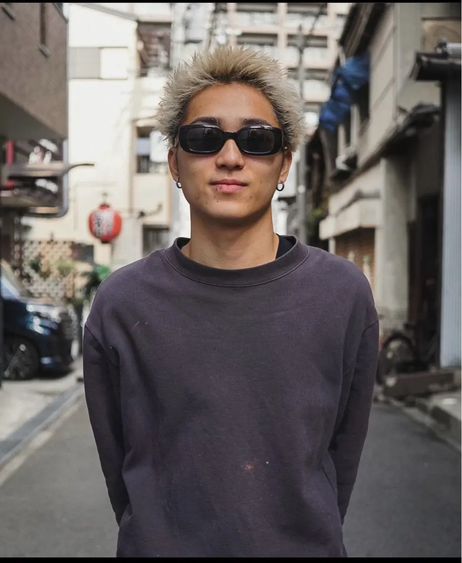 カット ブリーチカラーの写真