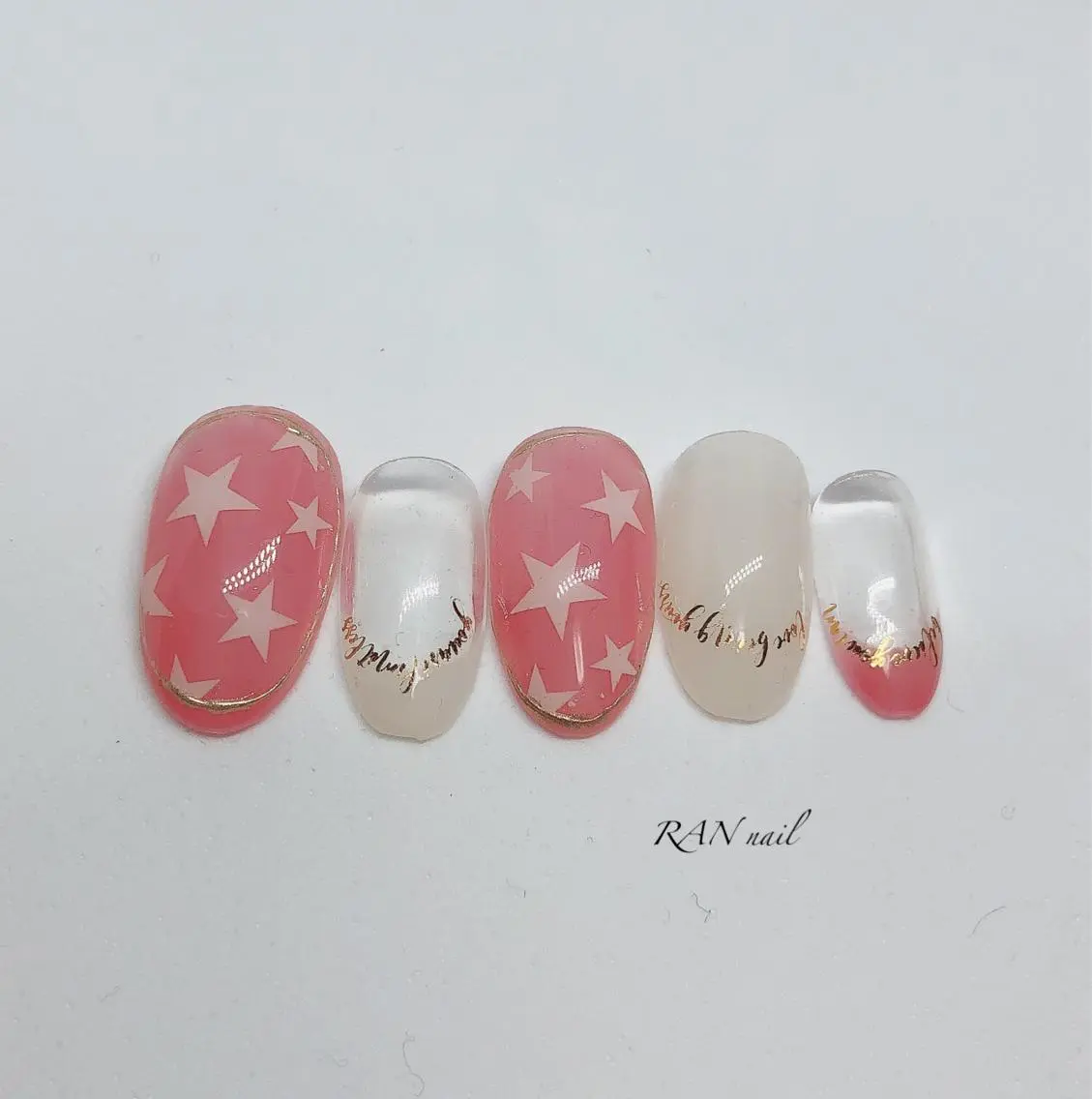 ネイル フットネイル ゴールド オフィスネイル ピンク 春ネイル ハンドネイル フットネイル RAN nailのネイルデザイン