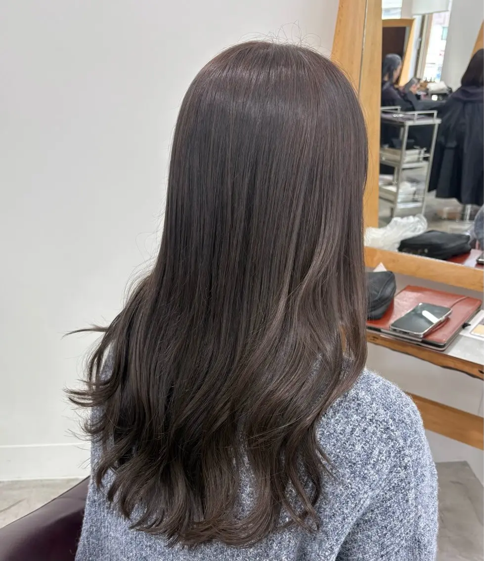 ミディアム カット ヘアカラー トリートメント oorry.toku /髪質改善ストレートのヘアスタイル