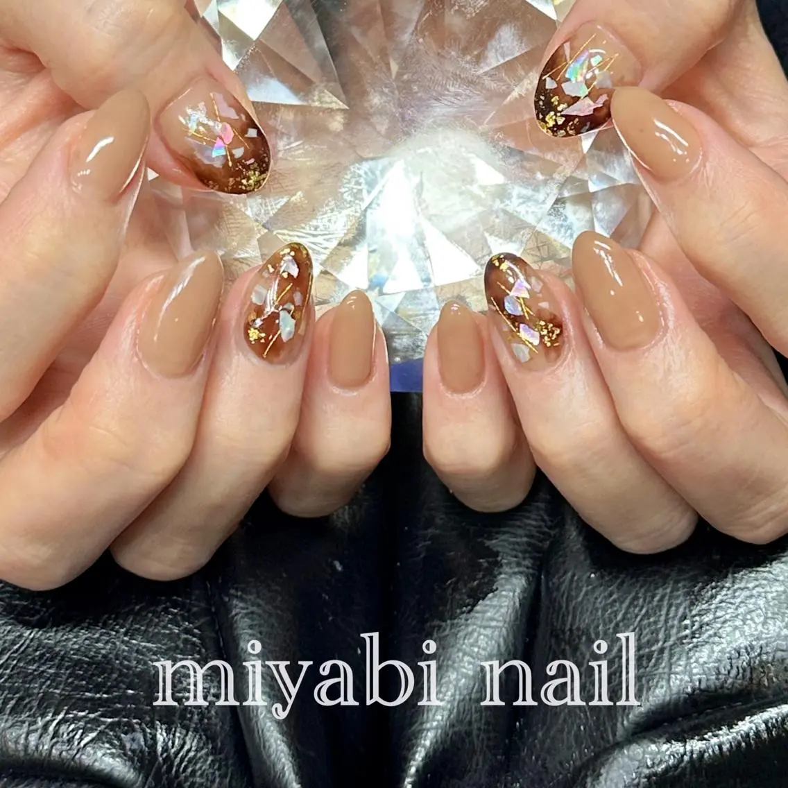 ネイル アートネイル ジェルネイル 持ち込み ニュアンスネイル オフィスネイル ハンドネイル miyabi nail 桂川駅近くのネイルデザイン