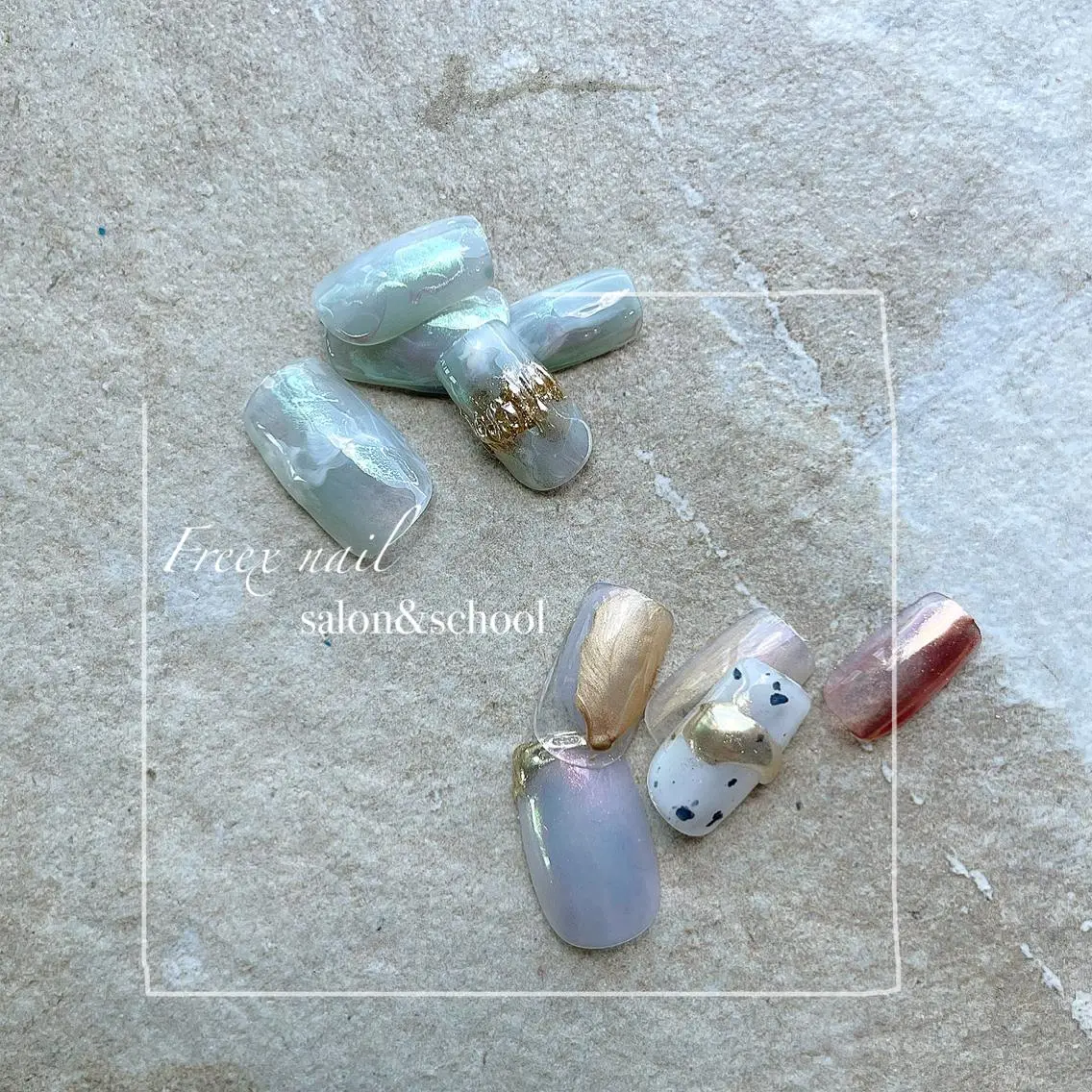 ネイル ハンドネイル ハンドケア freex nail /ニュアンス/個性派のネイルデザイン