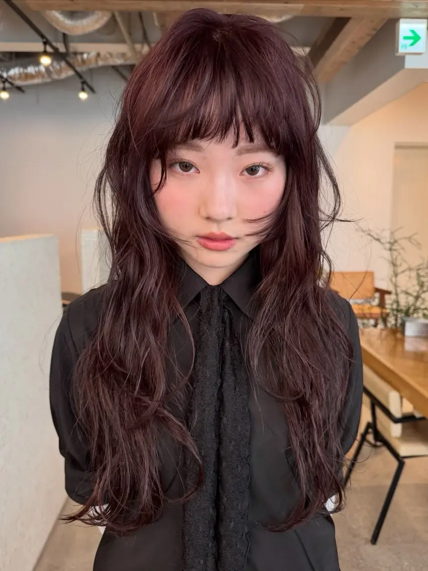 ロング カラー ヘアカラー ⭐️ チサト⭐️のヘアスタイル
