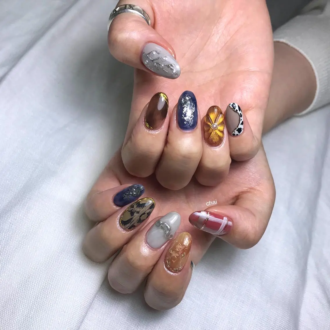 ネイル ハンドネイル chai nail _ai📍鶴橋のマツエク・マツパデザイン