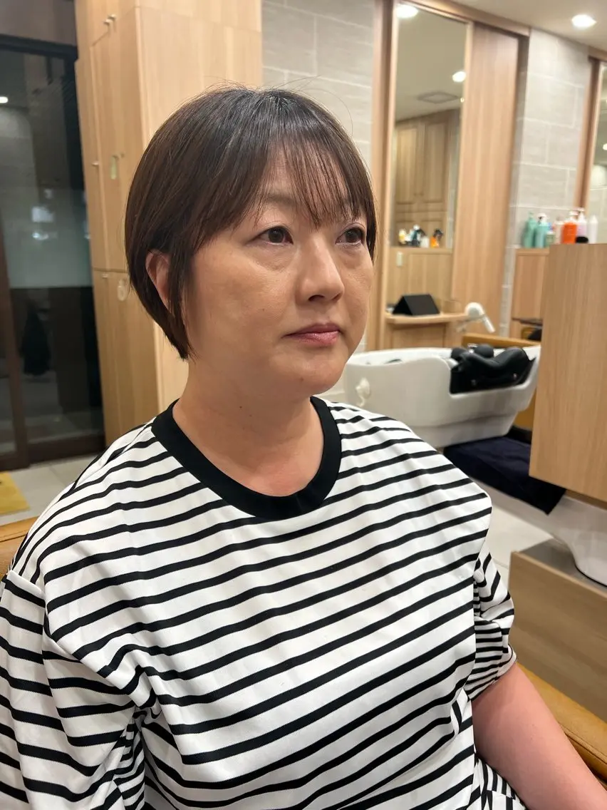 ショート 高橋 美樹のヘアスタイル