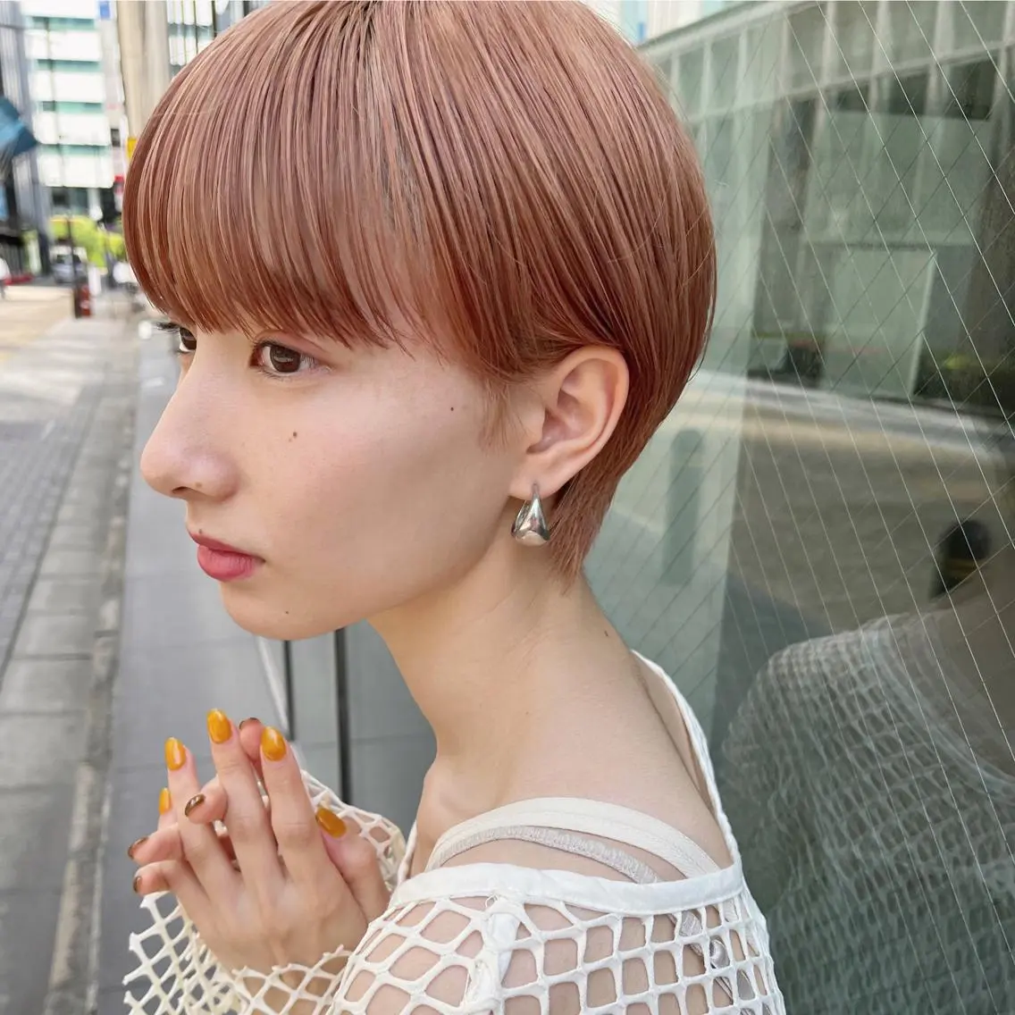 ショート カラー ✨艶髪✨ 奈須晴香のヘアスタイル
