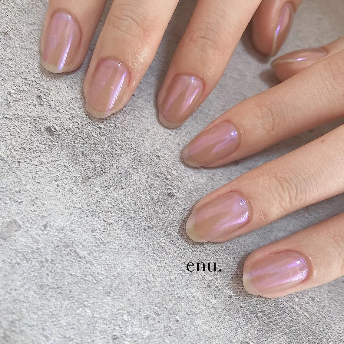 ネイル ミラーネイル enu. nanakoのネイルデザイン
