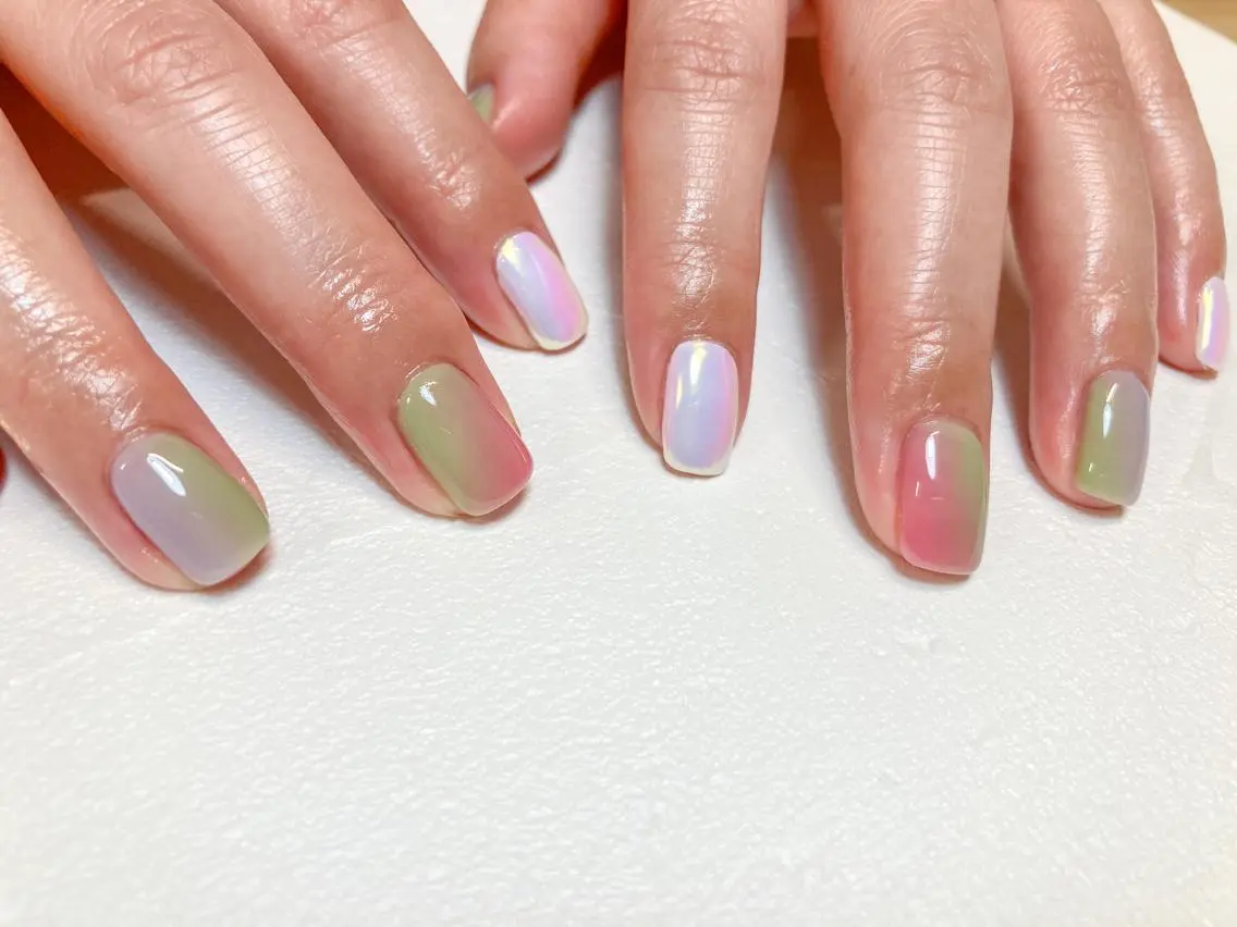 ショート ネイル ハンドネイル Lino'a  浅草 ＊KEIKOのネイルデザイン