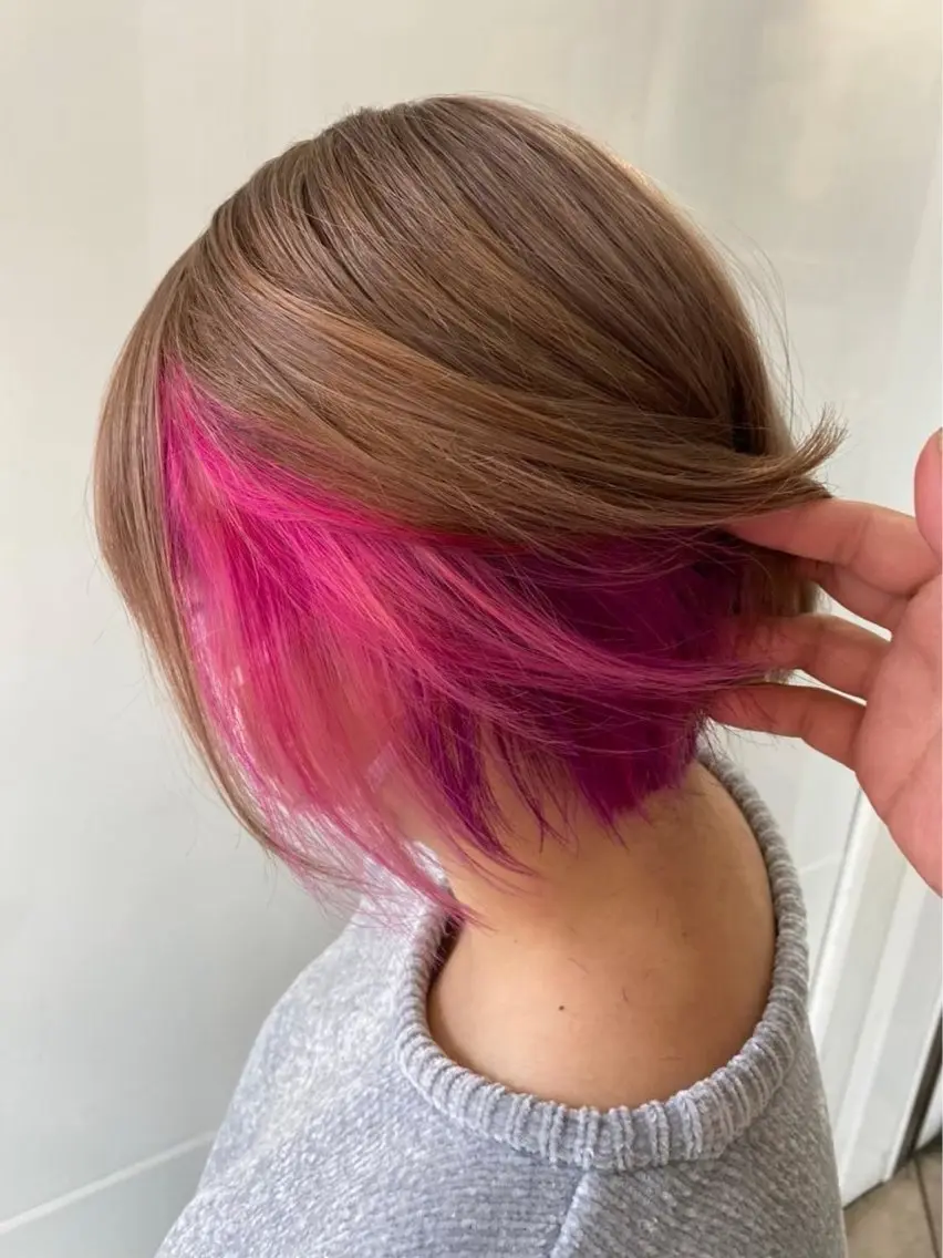 カラー 透明感ダブルカラー/ レイヤー💕miyuのヘアスタイル