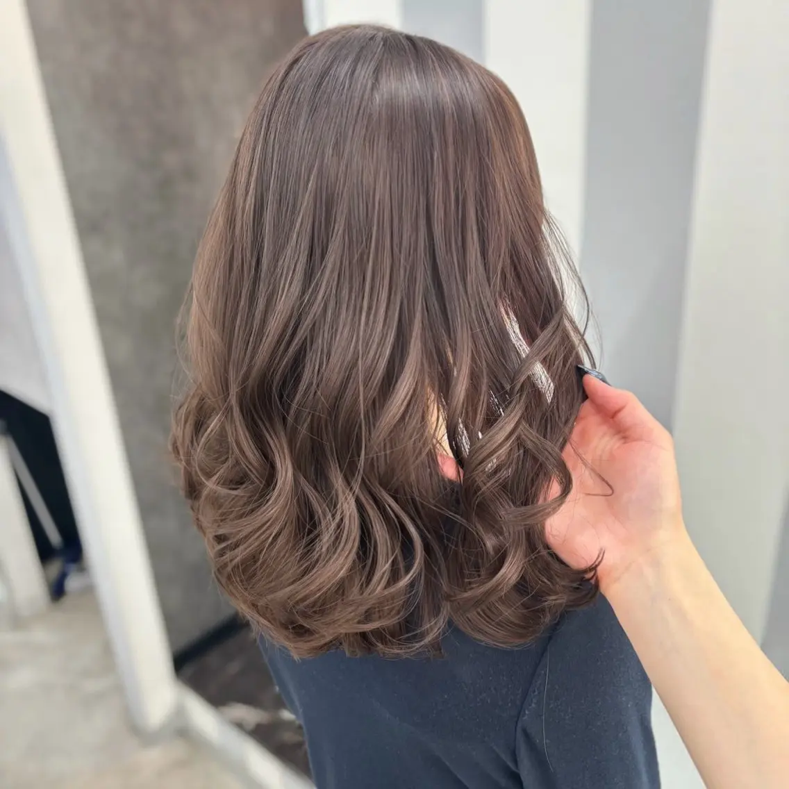 セミロング カラー ヘアカラー Ren. 🦋デザインカラーのヘアスタイル