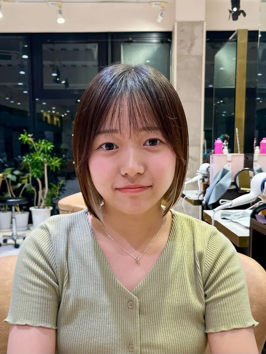 ショート カット トリートメント 🍯似合わせ＆小顔 ボブ/みゆ🍯表参道のヘアスタイル