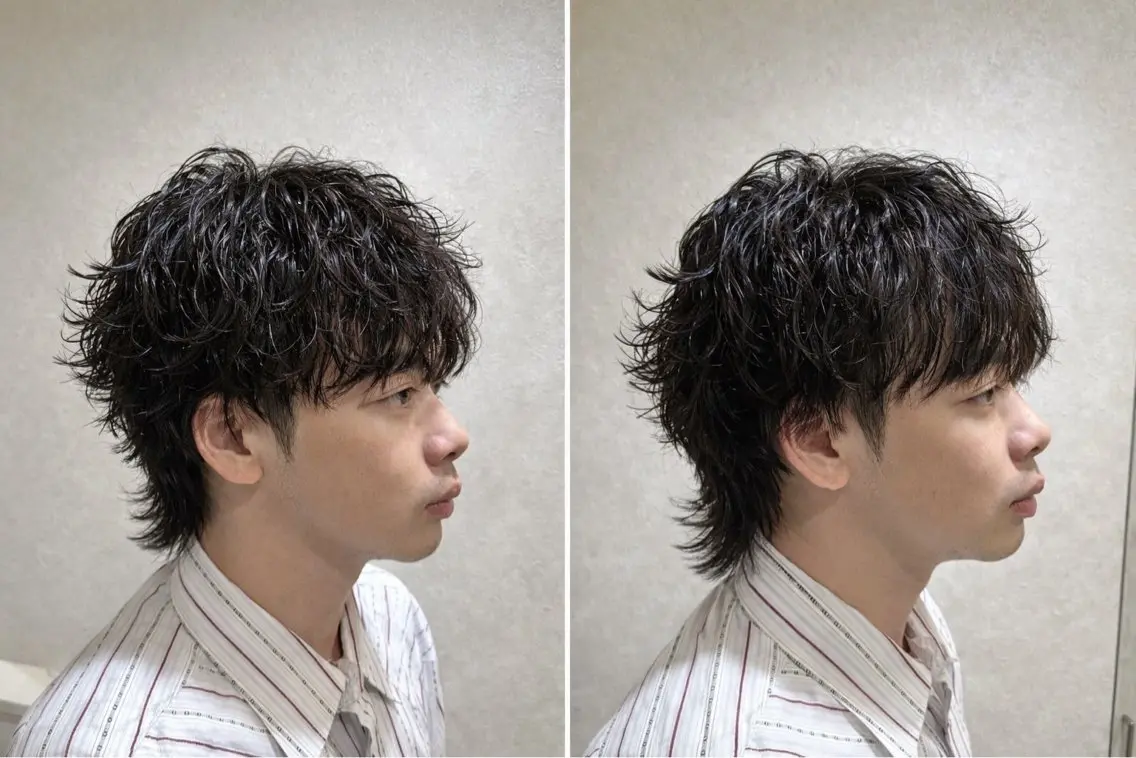 パーマ メンズ メンズパーマ ツイストスパイラルパーマ 髪質改善 スパイラルパーマ カット パーマ ユージ ✂︎ カット／パーマ特化のヘアスタイル