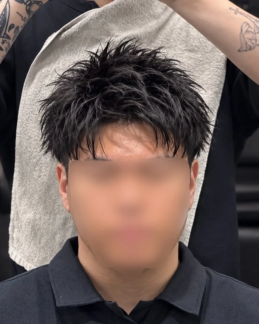 ショート カット メンズ特化/短髪 石飛皓平のヘアスタイル