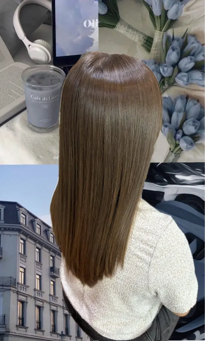 カラー アッシュ ヘアカラー お褒めの口コミ多数✨ 美髪カラー/浦本冴絵のヘアスタイル