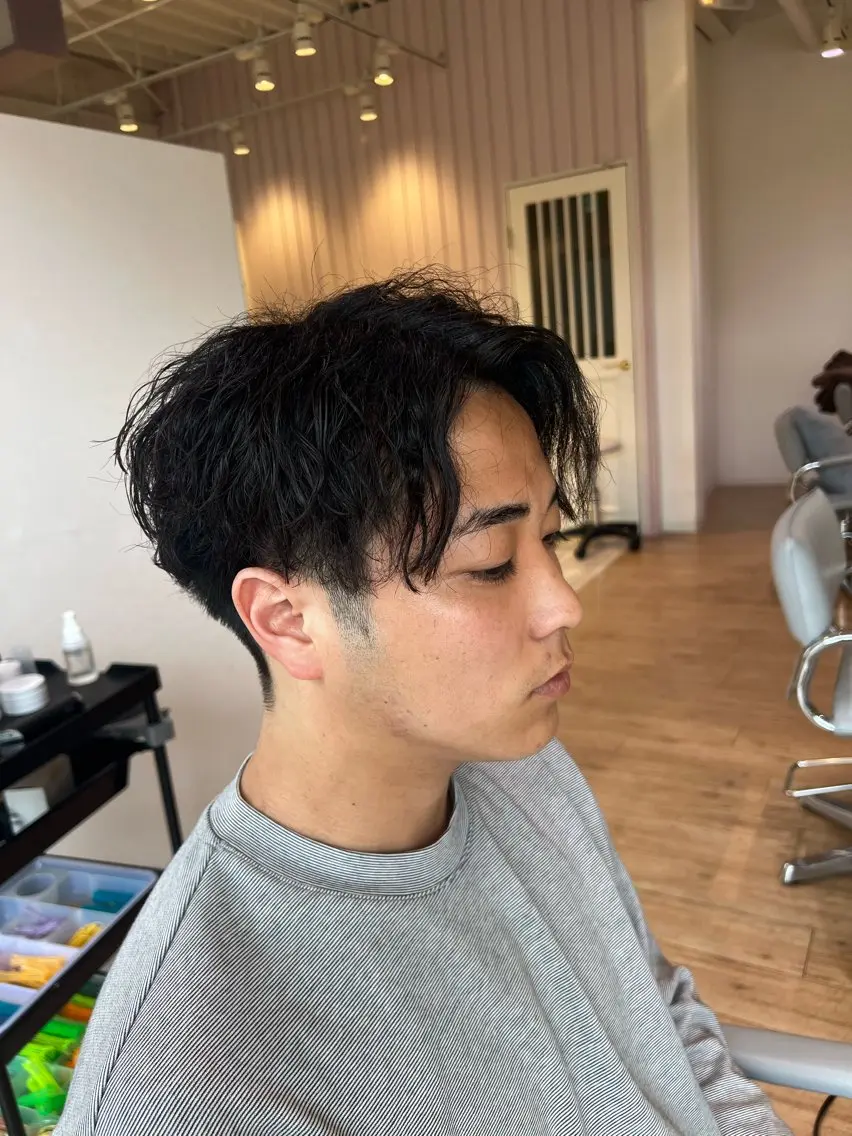 ショート カット パーマ 谷川 一貴のヘアスタイル
