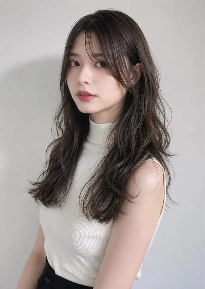 ロング パーマ パーマ トリートメント 佐藤優晟/カラー/ 癖毛ショート/表参道のヘアスタイル