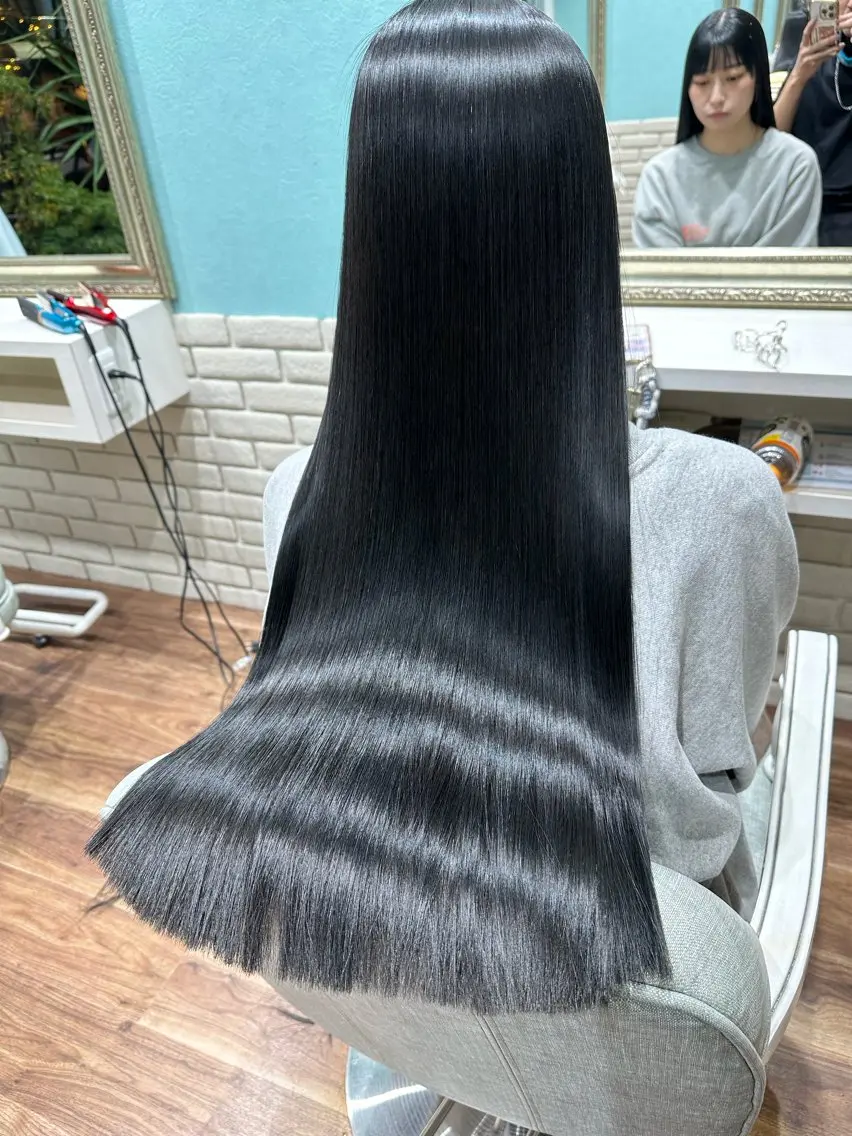 👑憧れのうる艶髪♡美髪縮毛矯正👑の写真