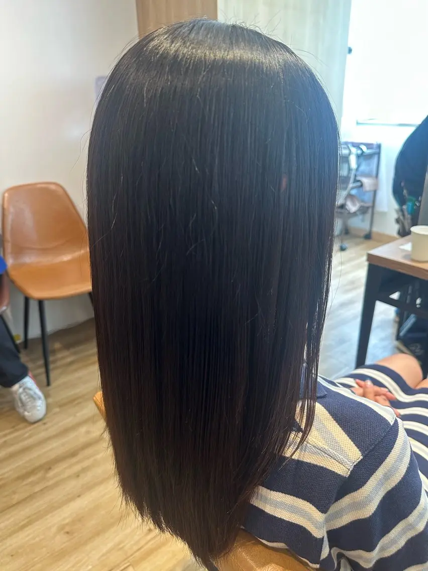 セミロング パーマ 縮毛矯正 ✨✂️Nori ✂️✨のヘアスタイル