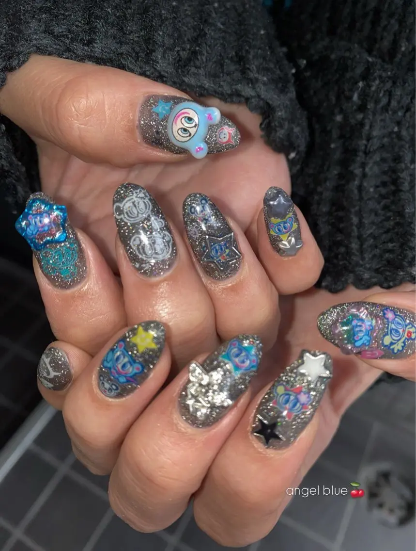 ネイル ハンドネイル フットネイル nano/きもかわ nail🐬🫧のネイルデザイン