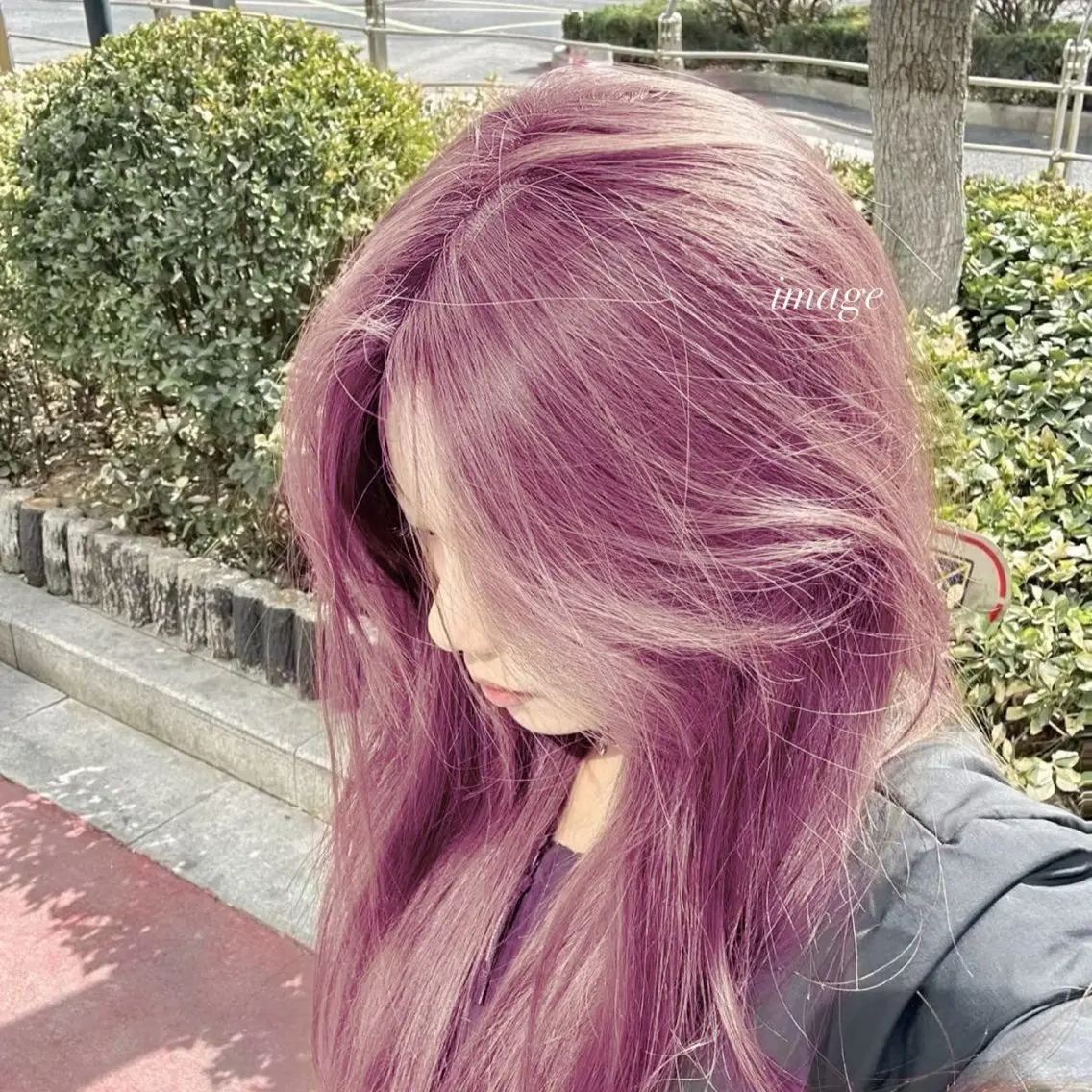 ロング カラー カットパーマモデル 募集🎀SHIONEのヘアスタイル