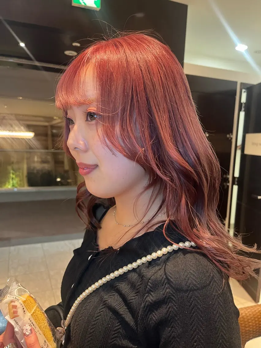 セミロング カラー ブリーチ タナカ Tanakaのヘアスタイル
