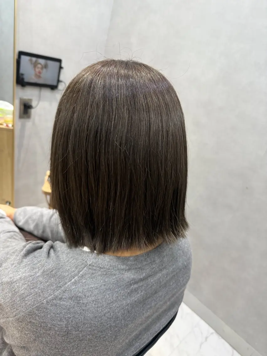 ショート カラー ヘアカラー 透明感カラー/パーマ 🌀アオノのヘアスタイル