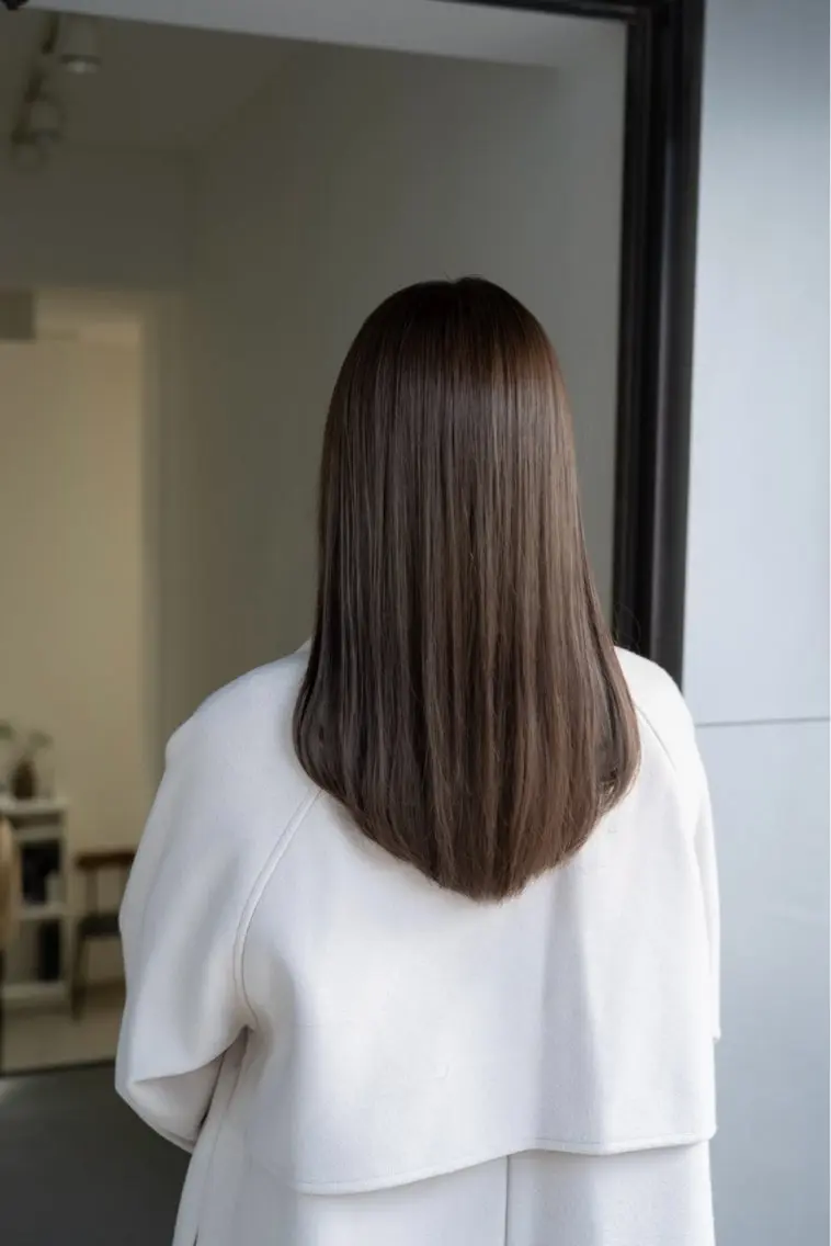 ミディアム カラー ベージュカラー ブラウンカラー ブラウンベージュ グレージュ オリーブベージュ navile原宿 yumaのヘアスタイル
