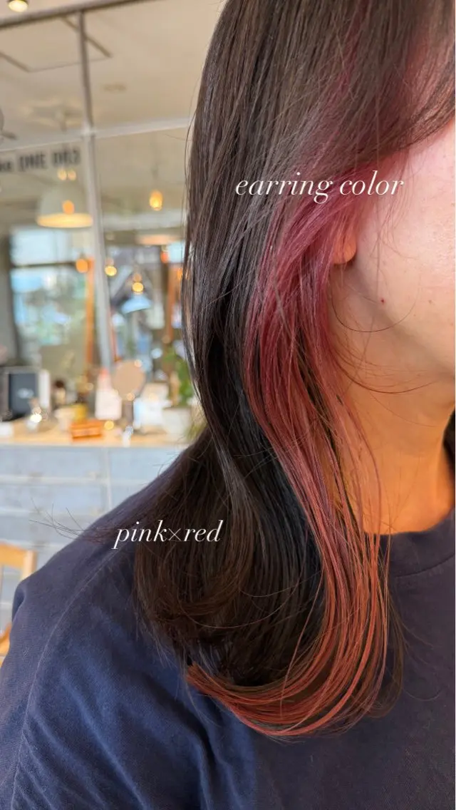 ミディアム カラー ヘアアレンジ ミディアムレイヤー ミディアムパーマ 透明感カラー ボブ くびれヘア みなみ/韓国ボブ/ 韓国レイヤーのヘアスタイル