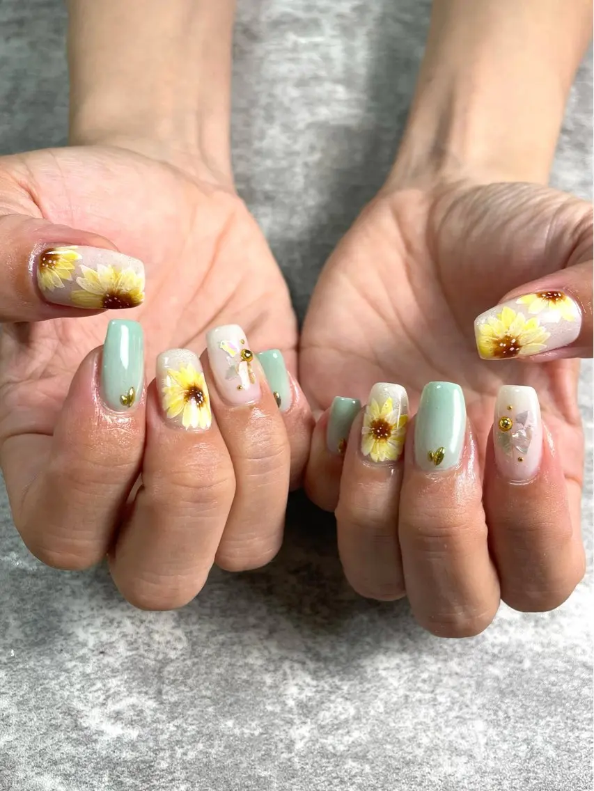 ネイル アートネイル ハンドネイル RISA joie nailのネイルデザイン