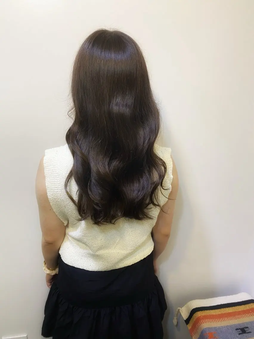 ロング カラー 上品韓国ヘア レイヤー/ayaのヘアスタイル