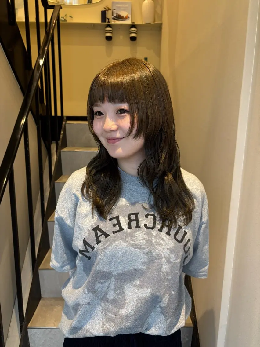 セミロング 🫧glad🫧 田村雪乃のヘアスタイル