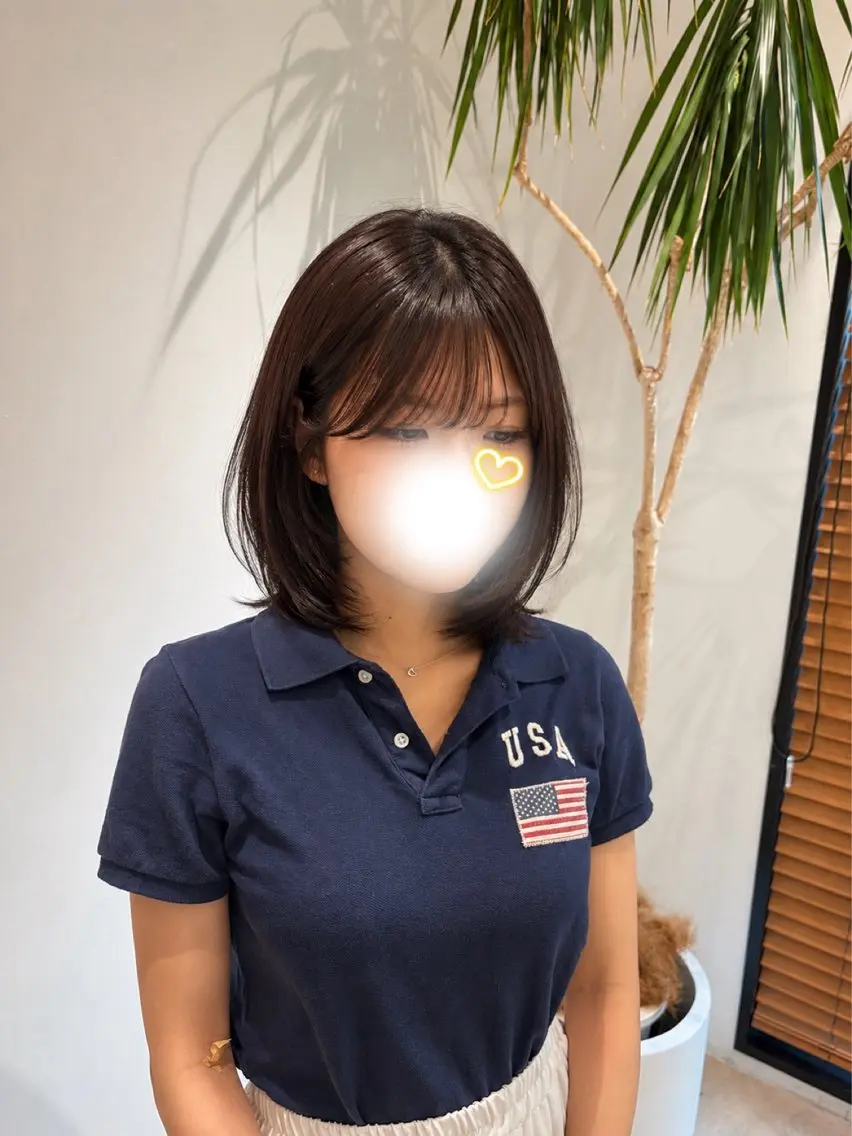 ショート カラー カット ヘアカラー トリートメント 透明感カラー 渋谷美容師みひろのヘアスタイル