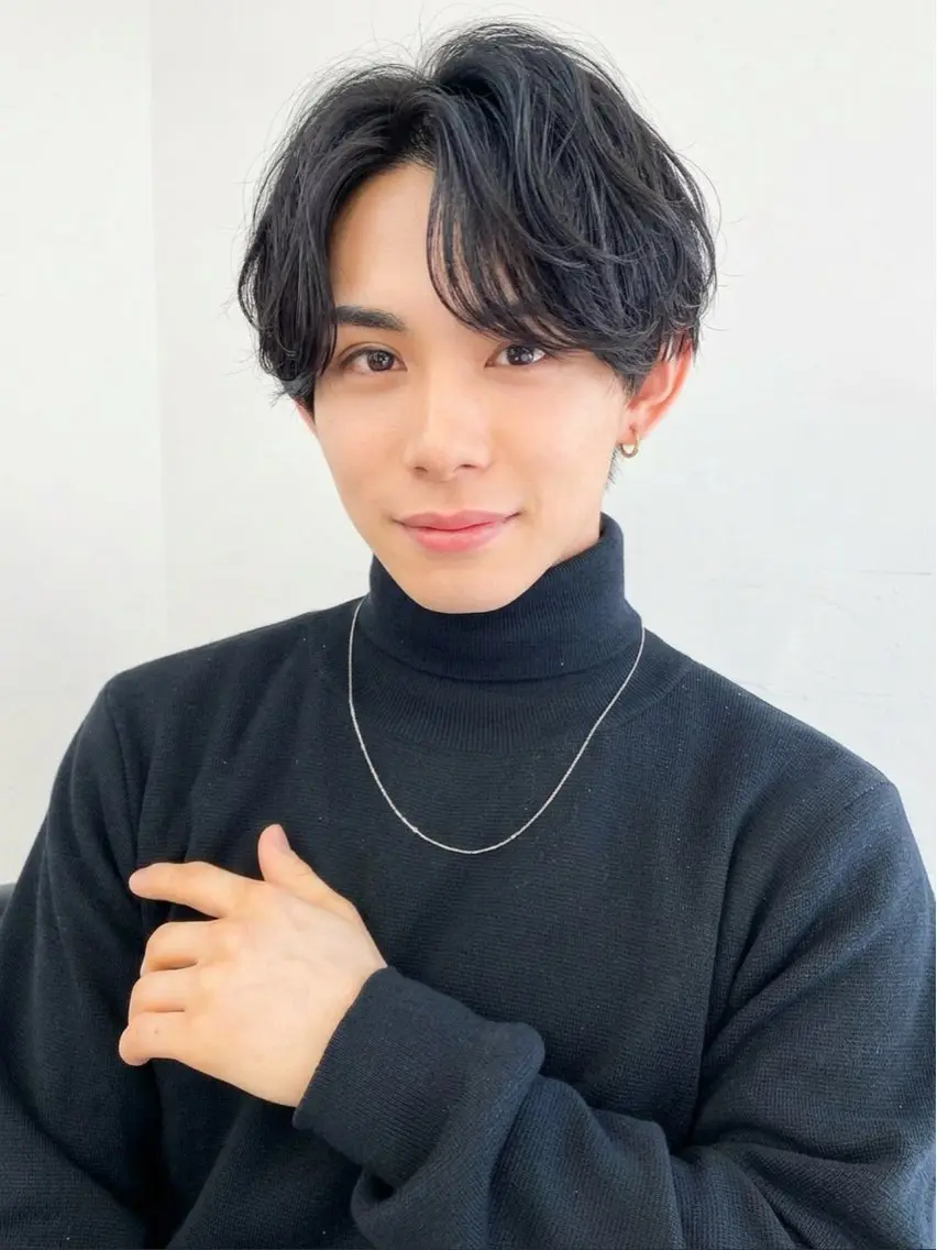 ショート パーマ メンズ カット パーマ 🔥men's特化 🔥三上 拓真のヘアスタイル