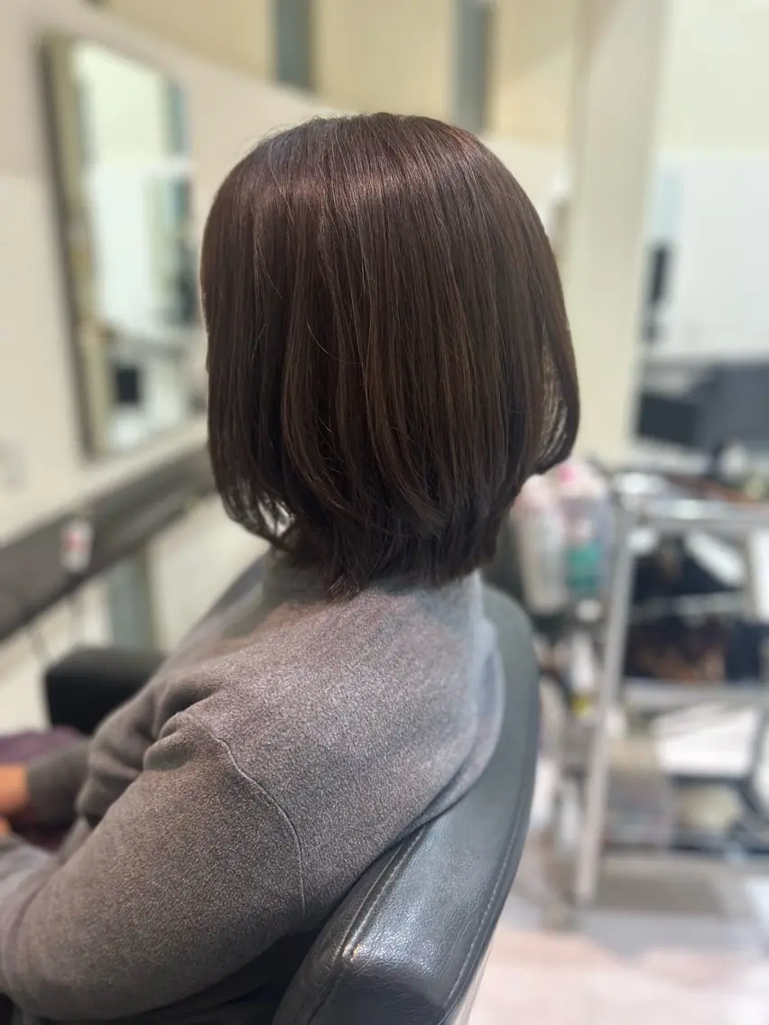 ショート ボブレイヤー ボブ レイヤーカット カトウ ヒロナミのヘアスタイル