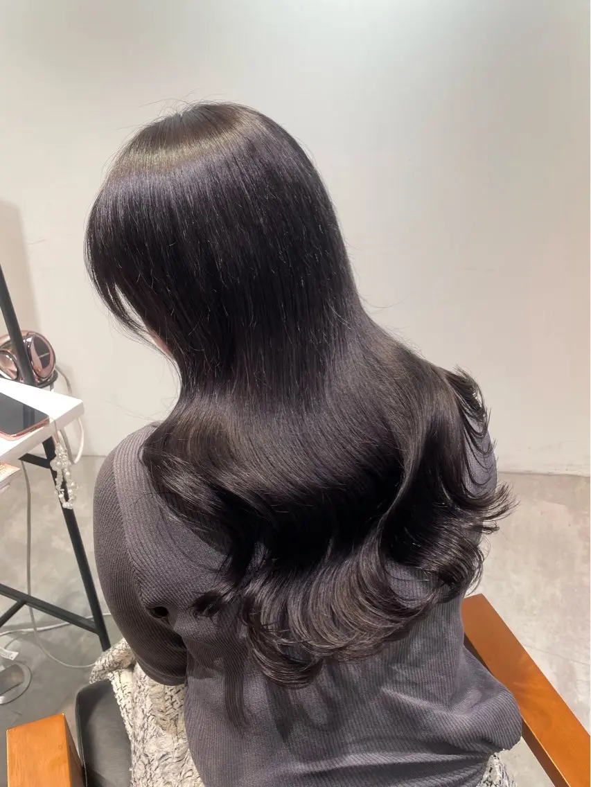 【先着順！✨】🎀5月限定クーポン🎀カット＋潤艶カラー＋前処理トリートメント🍊の写真