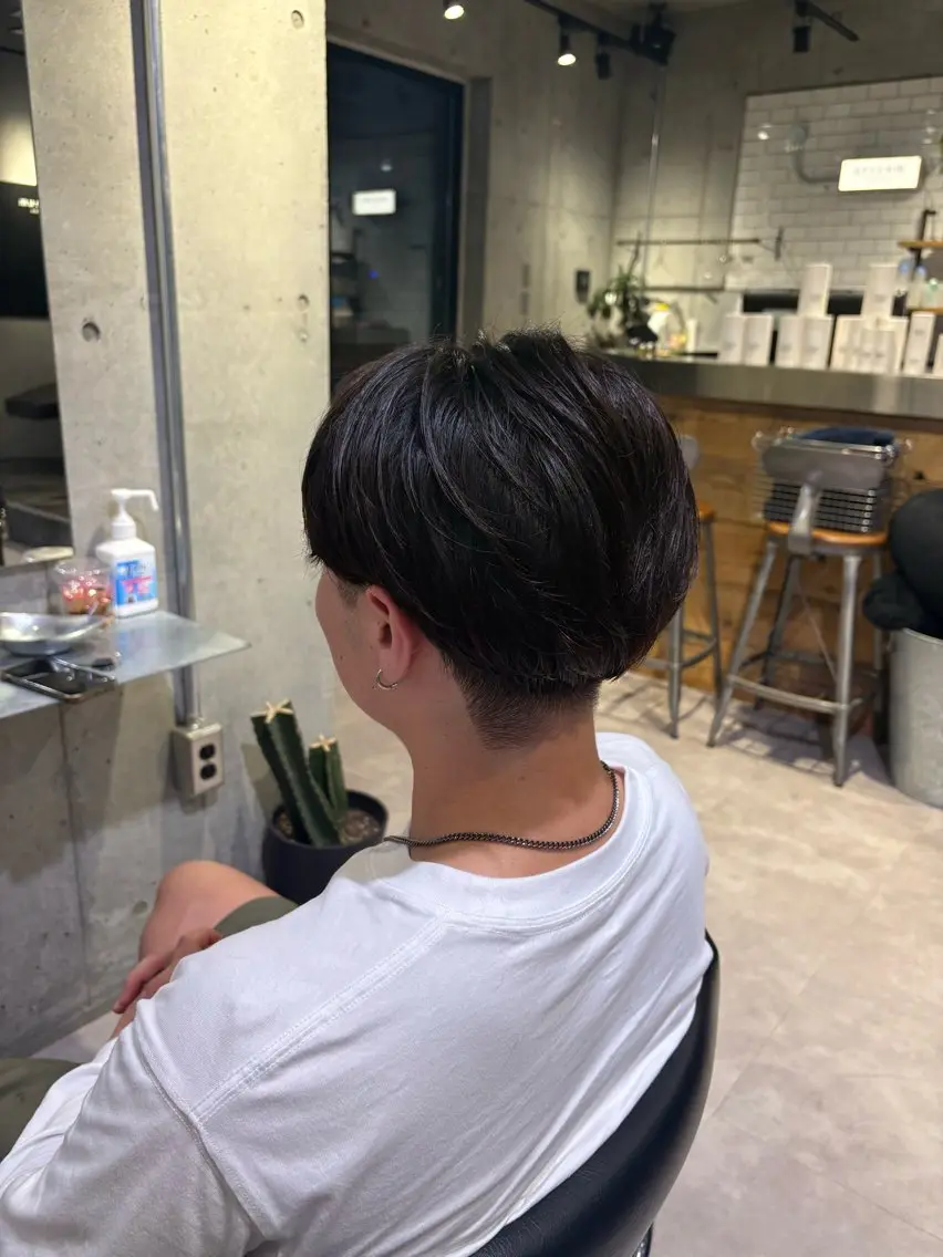 メンズ カット 韓国ヘアー🇰🇷 MIWAのヘアスタイル