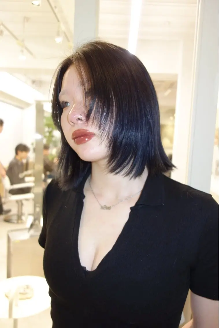 ショート ボブレイヤー ボブ レイヤーカット カット ヘアカラー トリートメント 似合わせレイヤー🪄 パーマ🌀/表参道のヘアスタイル