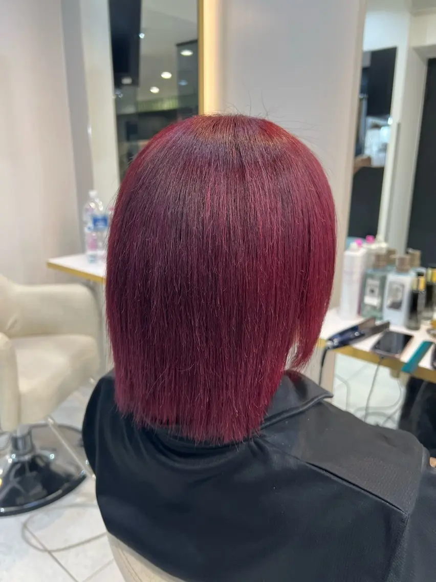 ショート カラー シールエクステ ベージュカラー ブリーチ ケアブリーチ 透明感カラー ヘアカラー 渋谷髪質改善/縮毛 矯正/かすが🪽🫧のヘアスタイル