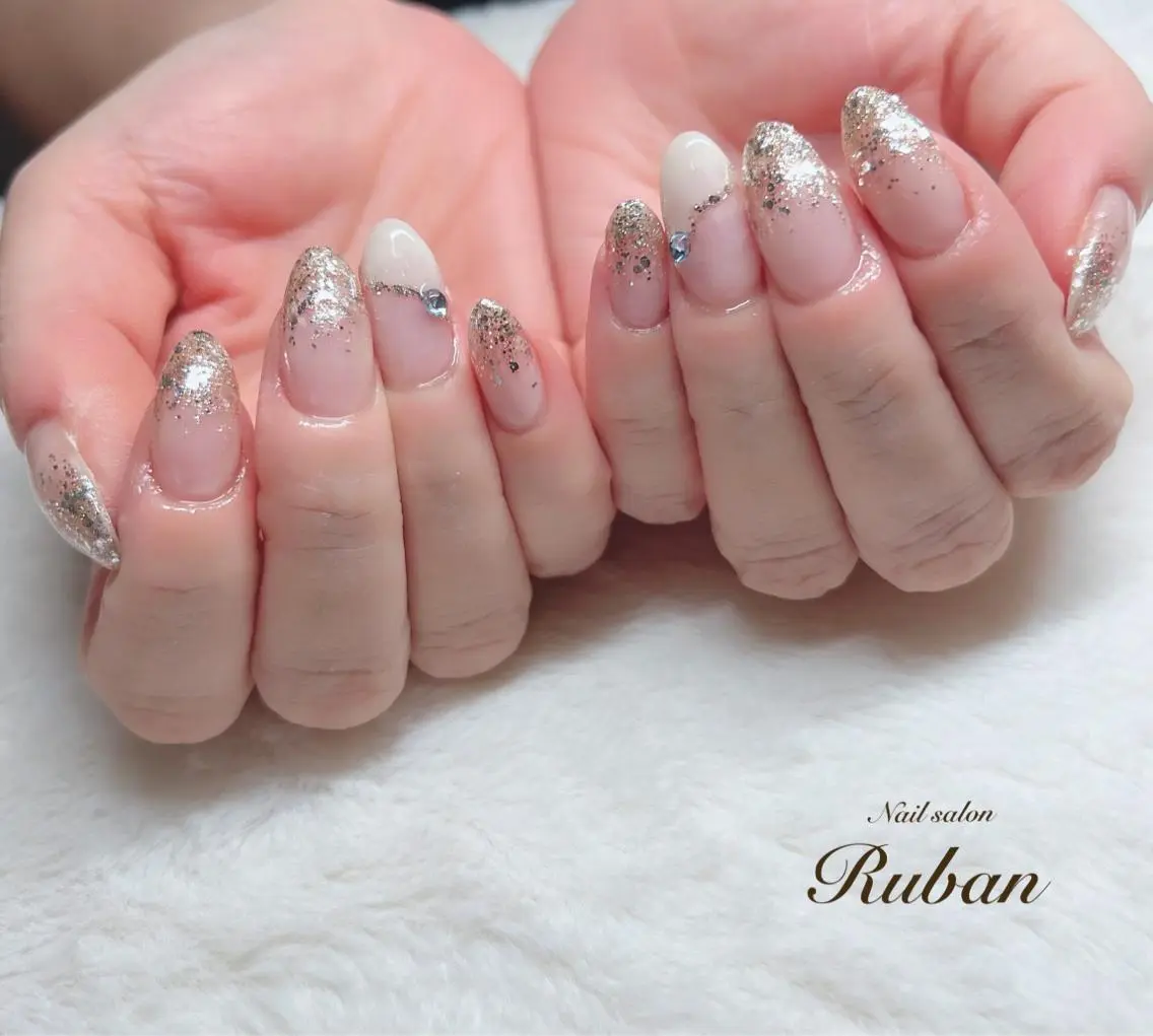ネイル グラデーション シンプルネイル Nail salon Rubanのネイルデザイン