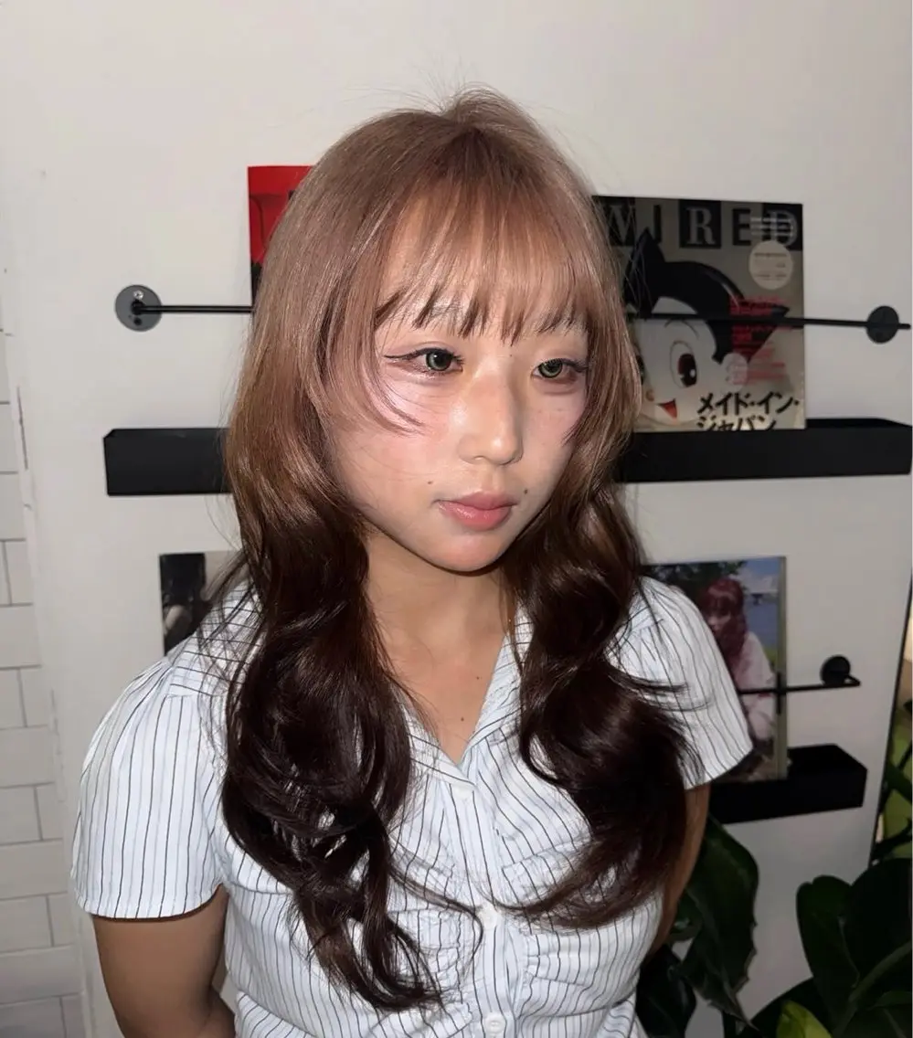 カラー ヘアカラー 原宿デザインカラー★ チェウォンのヘアスタイル