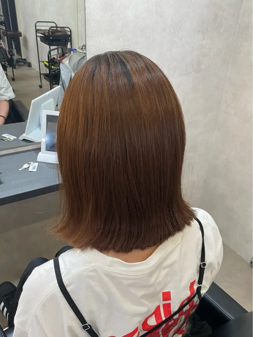ショート 外ハネヘア 吉田 恋々音のヘアスタイル