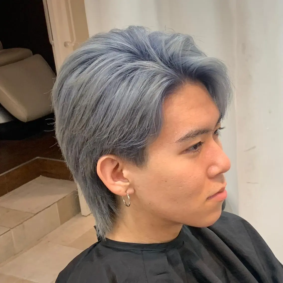 カラー メンズ ヘアカラー 大人透明感艶カラー 寺田稜のヘアスタイル