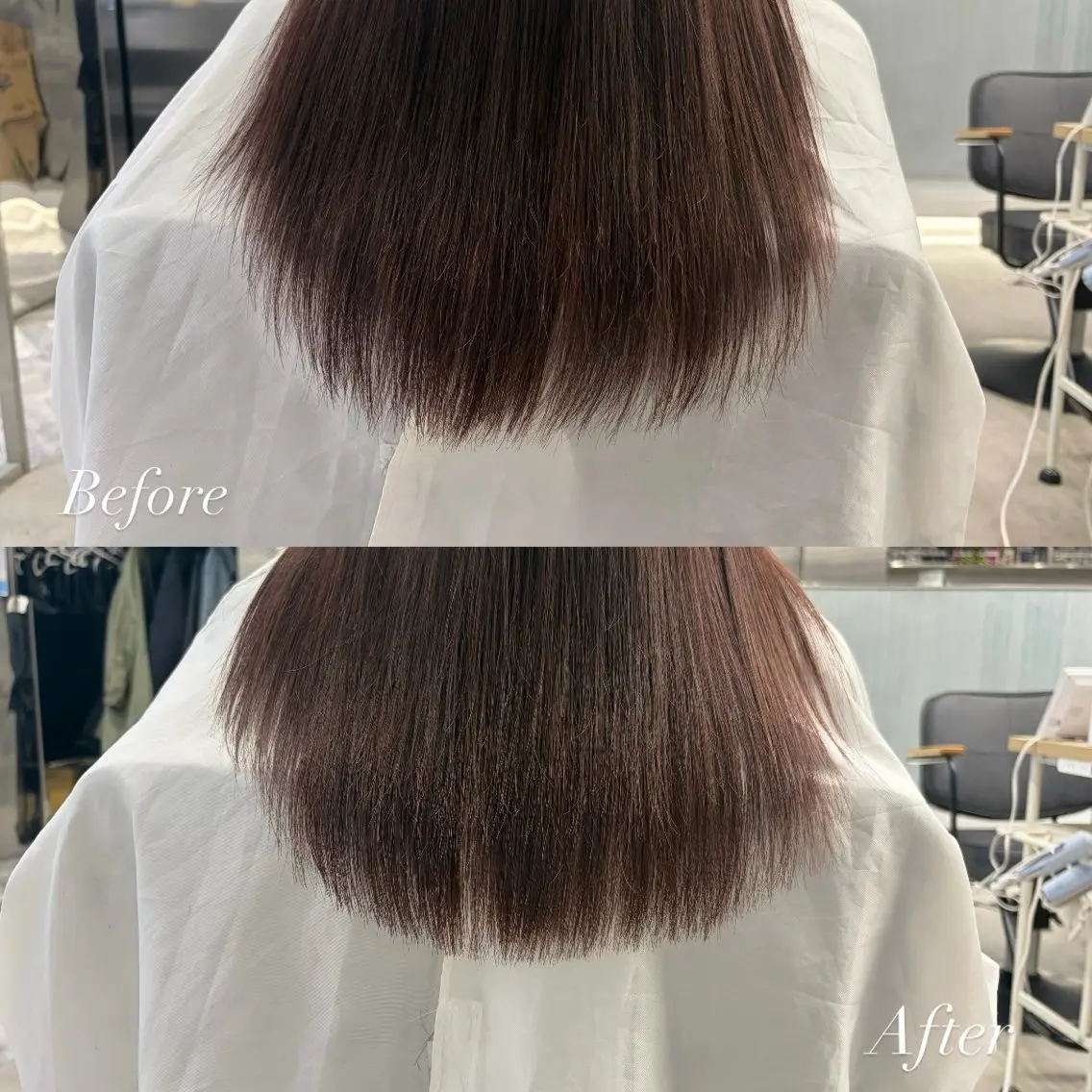 ロング カラー ヘアカラー ななみ.⋆𝜗𝜚 透明感カラー/まつパのマツエク・マツパデザイン