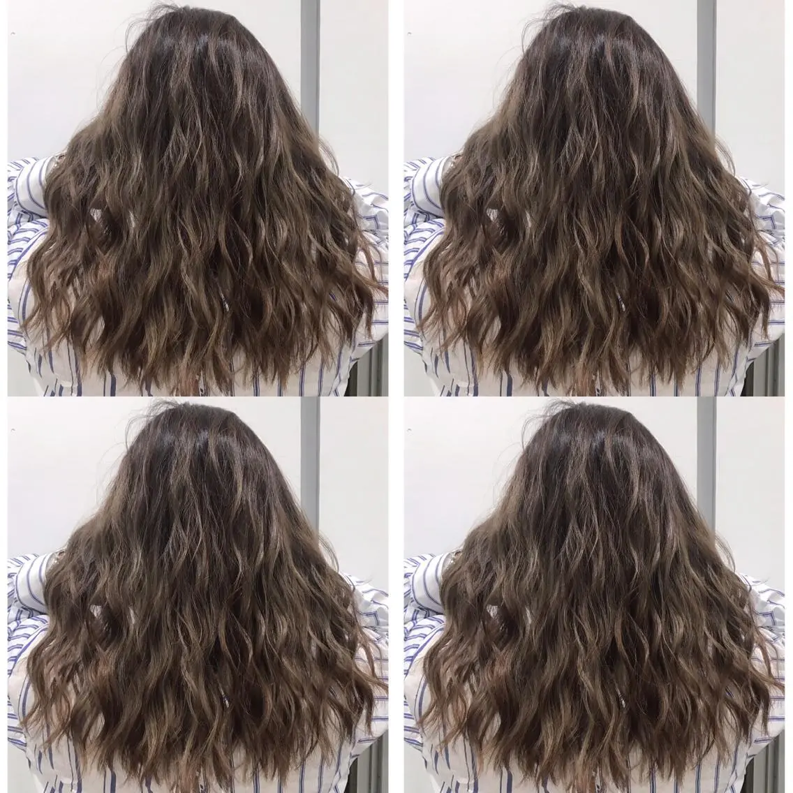 セミロング カラー ヘアアレンジ バレイヤージュ ベージュカラー ハイライトカラー ハイライト レイヤーカット ヘアカラー トリートメント 縮毛矯正 髪質改善寺坂雄飛💐のヘアスタイル