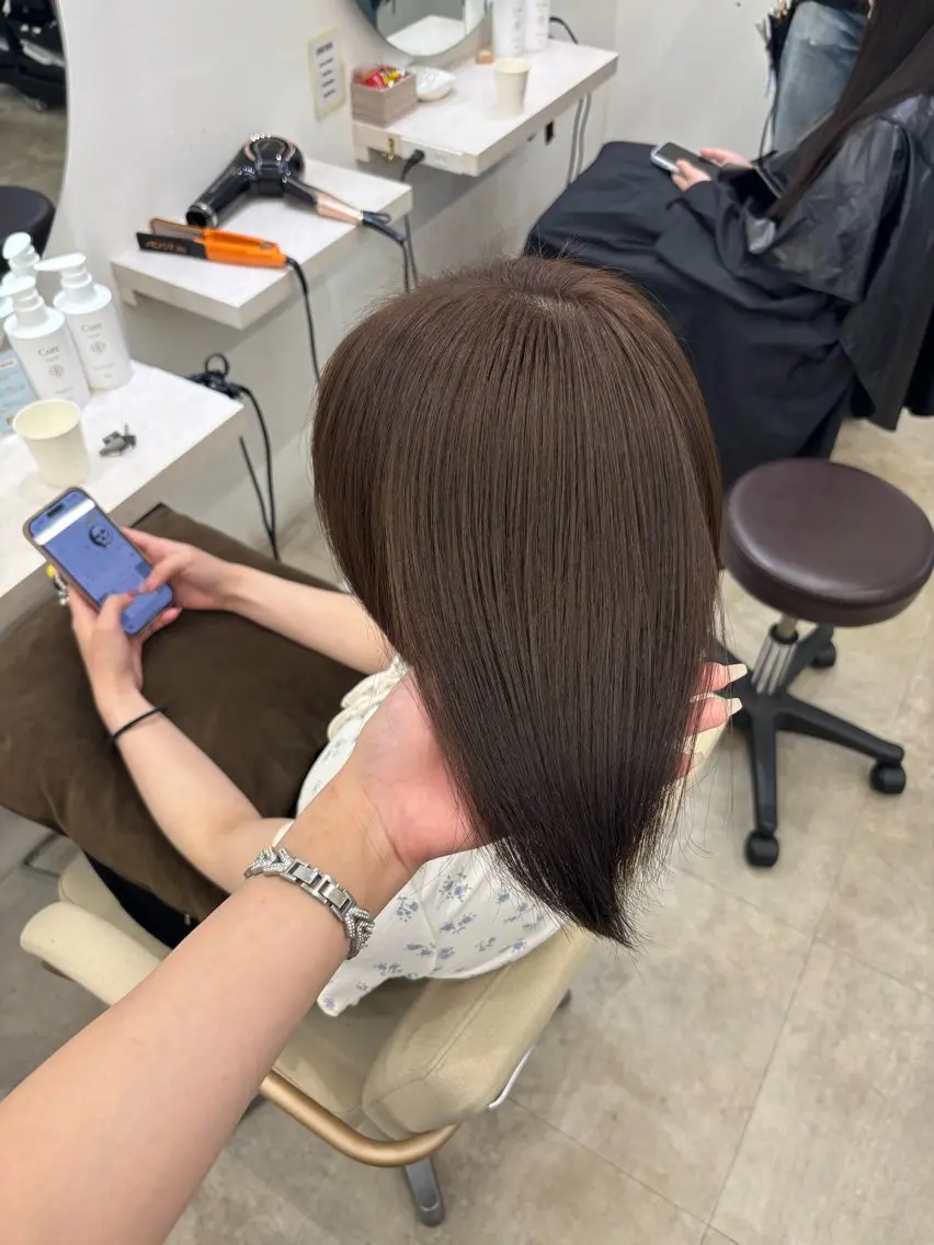 ロング カラー Core茶屋町 HINATAのヘアスタイル