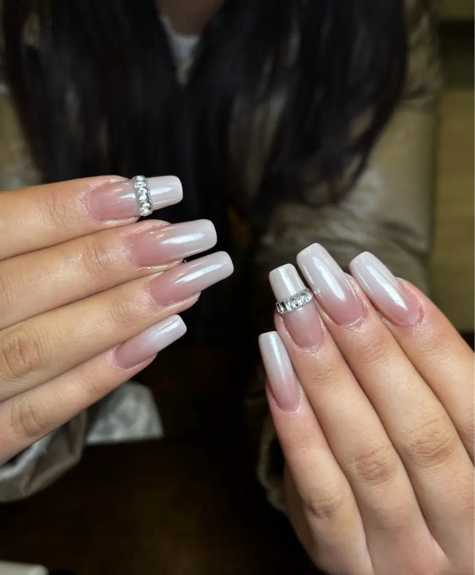 ネイル アートネイル ジェルネイル キラキラネイル 韓国ネイル オフィスネイル DAISY_NAIL 【フィルイン専門店】のネイルデザイン