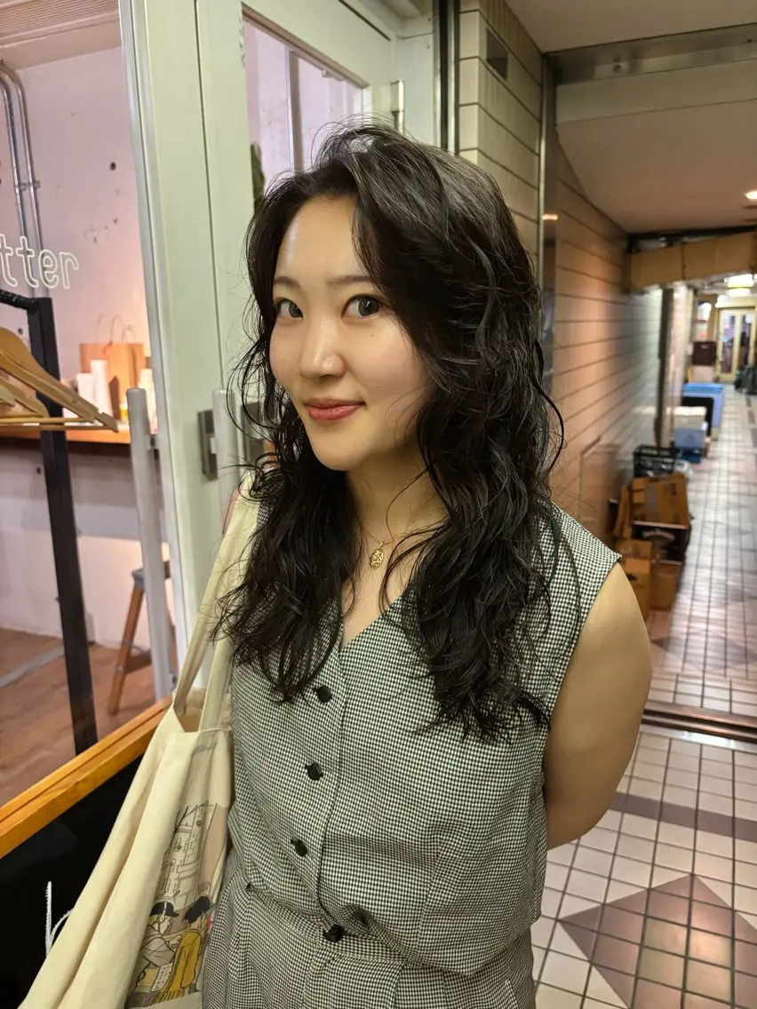 ロング パーマ カット パーマ kaito パーマ募集！🔵のヘアスタイル