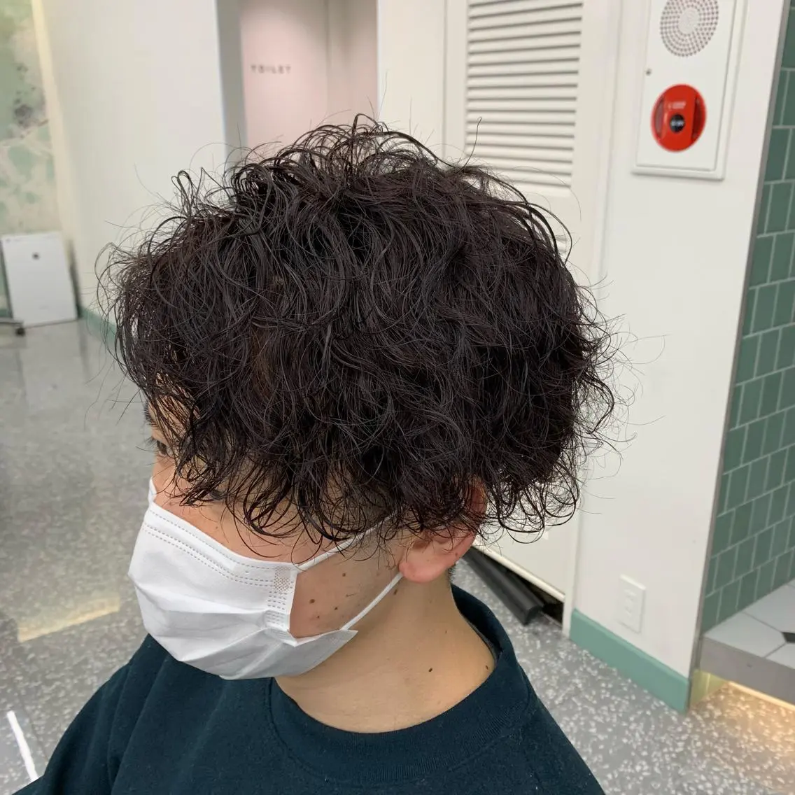 ショート パーマ カット パーマ トリートメント 小沼 正悟のヘアスタイル