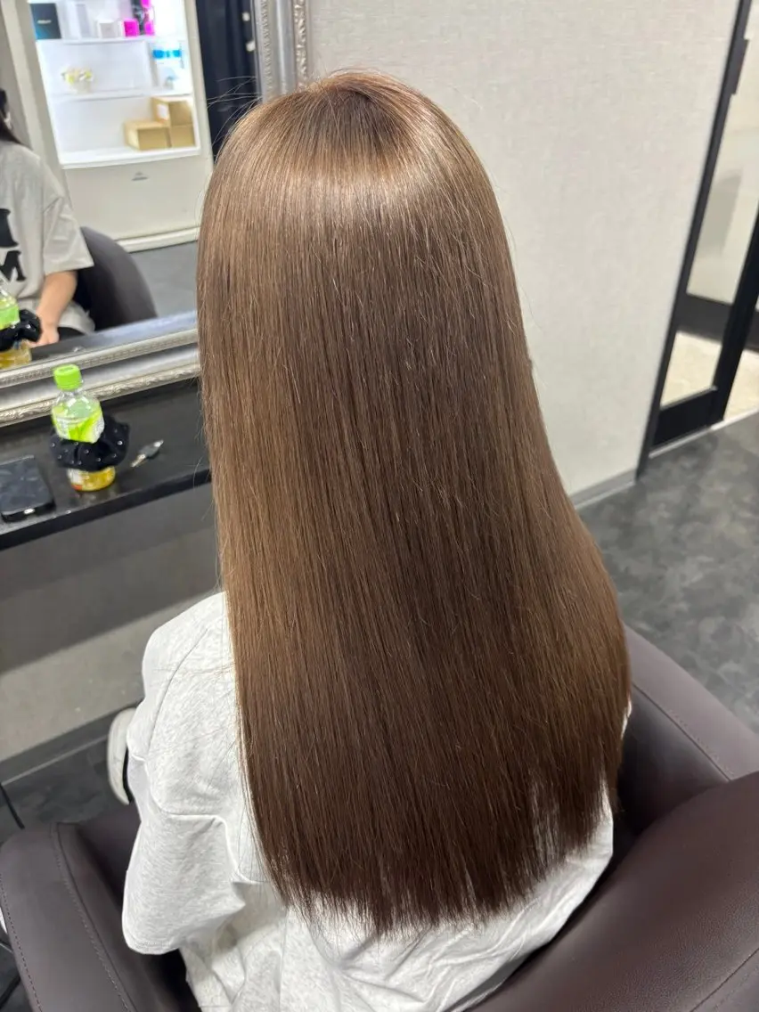 ロング カラー パーマ ヘアアレンジ メンズ キッズ メンズバレイヤージュ アップバング メンズブリーチ センターパート メンズハイライト 🫧Selene SHOGO🫧のヘアスタイル