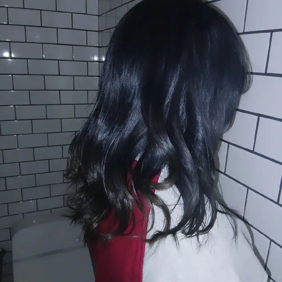 カラー ブルーカラー ヘアカラー トリートメント セナ✨ ブリーチカラーのヘアスタイル