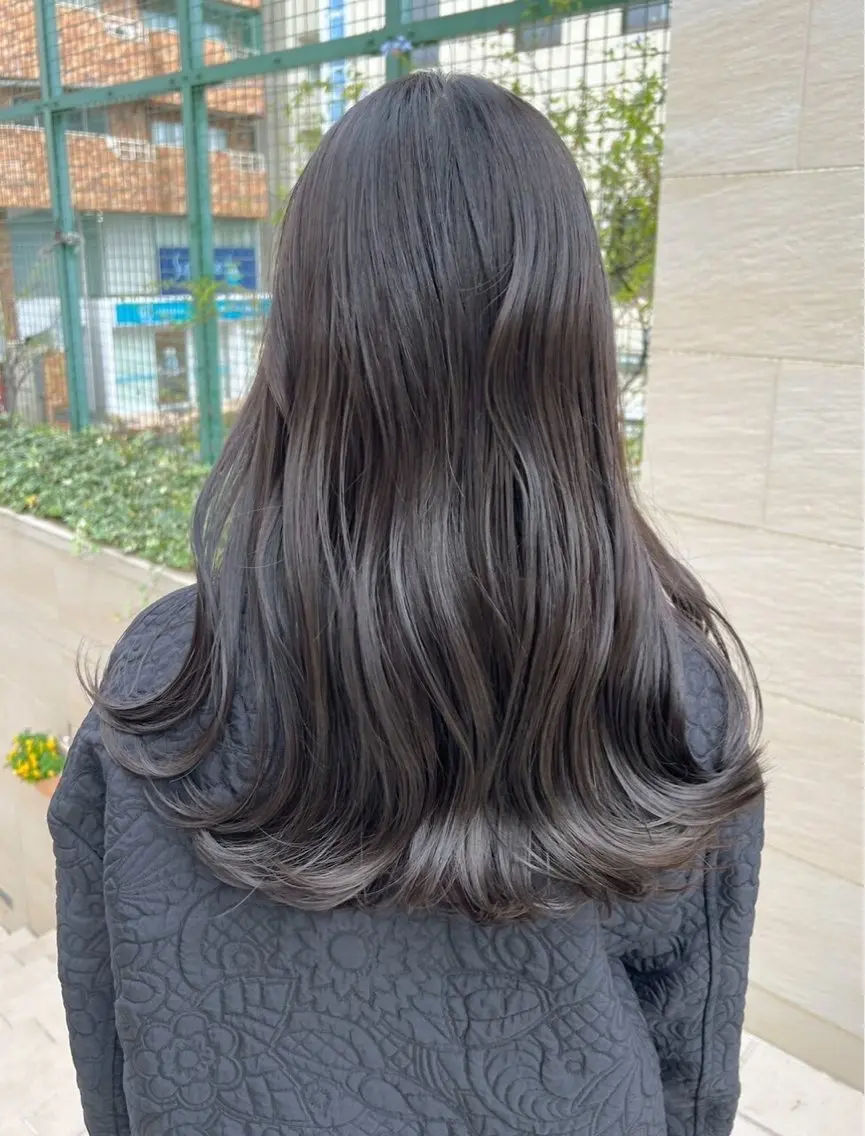 ロング カラー 透明感カラー ヘアカラー STYEL masuyamaのヘアスタイル